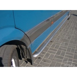 Боковые подножки (площадка) для Volkswagen Crafter (средняя база).